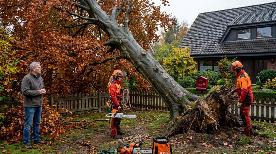 Baumfällung Firma auswählen