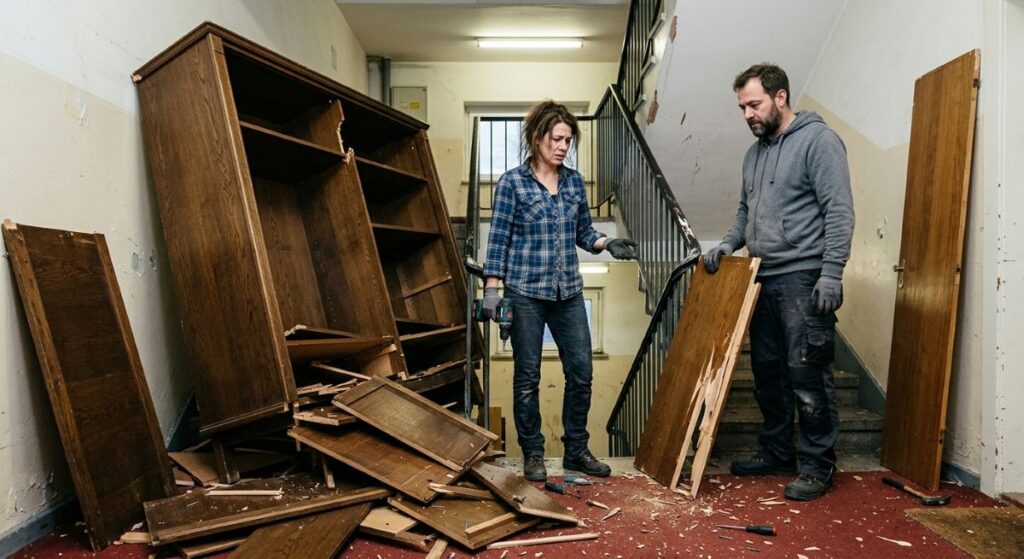 Fehler bei Möbelmontage