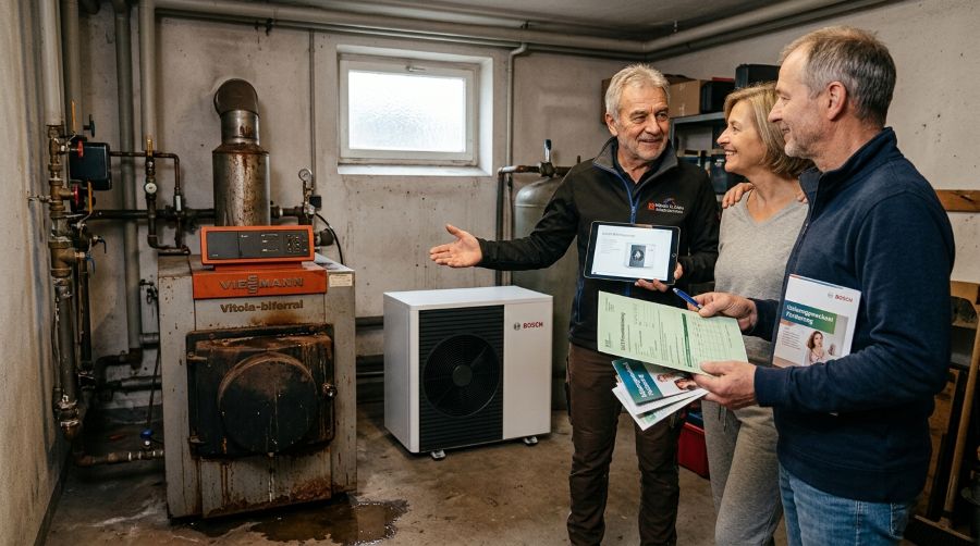 Heizungsanlage erneuern und Förderung beantragen