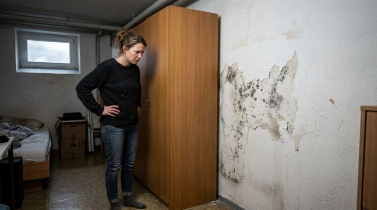 Schimmel an der Wand