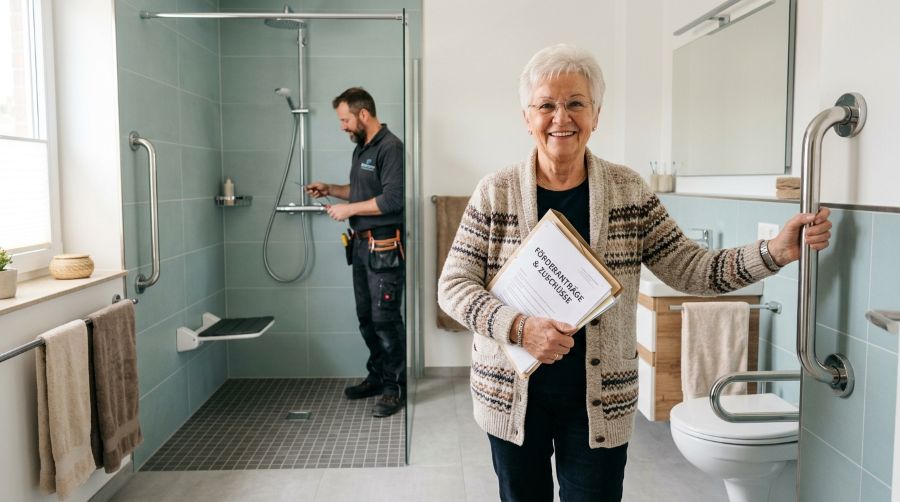 barrierefreien Badumbau mit Zuschuss