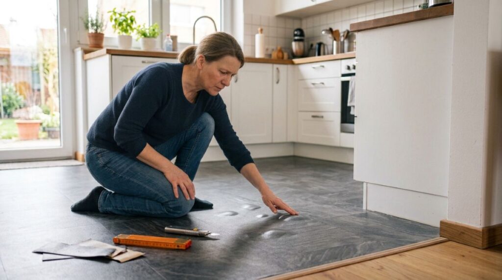 Fehler Linoleum verlegen