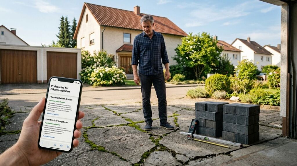 Pflasterarbeiten Kosten pro Quadratmeter
