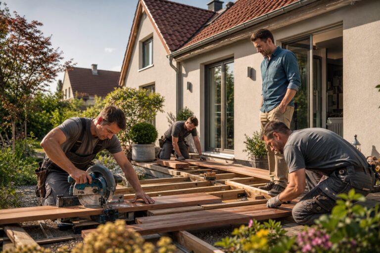 Terrassenbau Kosten pro Quadratmeter